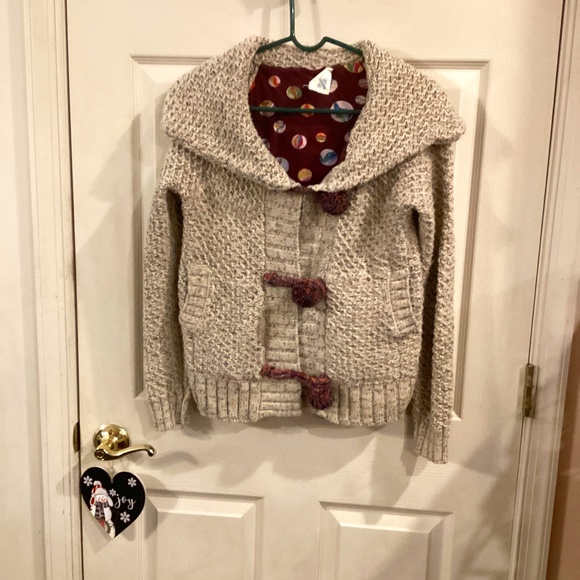 Anthropology big ball sweater medium - Picture 1 of 3